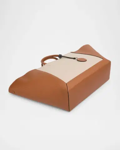Tod's Large Double Up Leather and Canvas Shopping Bag | Thumbnail 7 Tod's Large Double Up Leather and Canvas Shopping Bag | Thumbnail 7