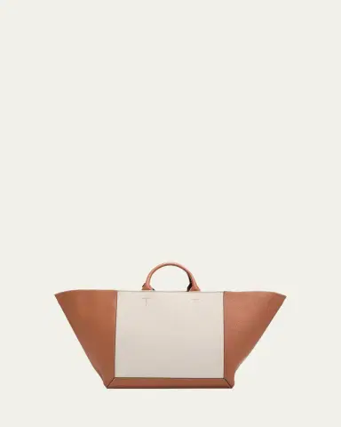 Tod's Large Double Up Leather and Canvas Shopping Bag | Thumbnail 8 Tod's Large Double Up Leather and Canvas Shopping Bag | Thumbnail 8