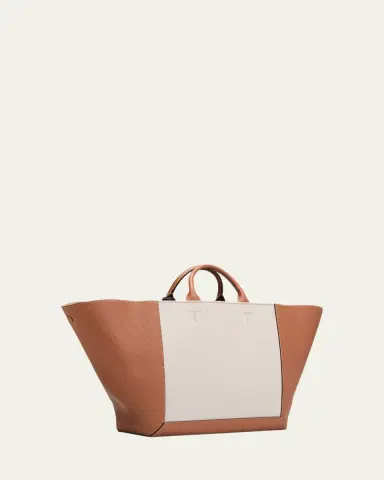 Tod's Large Double Up Leather and Canvas Shopping Bag | Thumbnail 10 Tod's Large Double Up Leather and Canvas Shopping Bag | Thumbnail 10