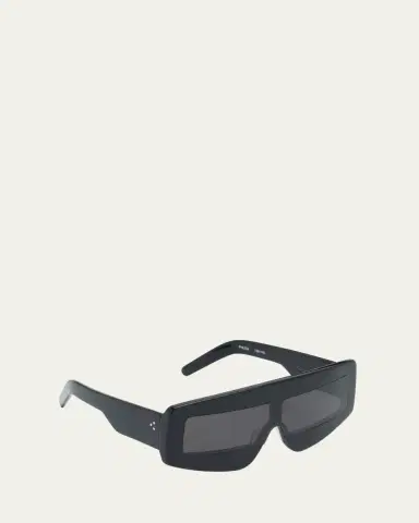 Rick Owens Men's Phleg Acetate Rectangle Sunglasses | Thumbnail 3 Rick Owens Men's Phleg Acetate Rectangle Sunglasses | Thumbnail 3
