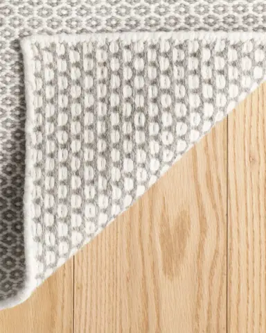 Annie Selke Honeycomb /Grey Handwoven Rug, 5'x 8' | Thumbnail 4 Annie Selke Honeycomb /Grey Handwoven Rug, 5'x 8' | Thumbnail 4