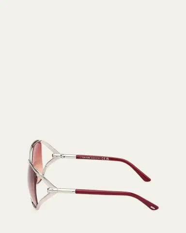 TOM FORD Marta Mixed-Media Butterfly Sunglasses | Thumbnail 3 TOM FORD Marta Mixed-Media Butterfly Sunglasses | Thumbnail 3