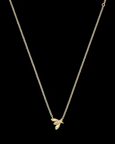 SARA WEINSTOCK 18K Yellow Gold Queen Bee Extra Petite Pendant Necklace, 16"L | Thumbnail 2 SARA WEINSTOCK 18K Yellow Gold Queen Bee Extra Petite Pendant Necklace, 16"L | Thumbnail 2