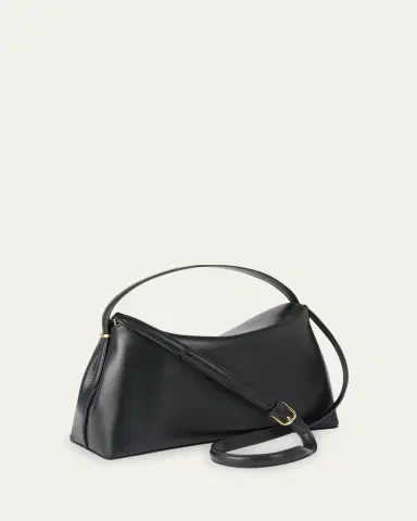 TOTEME T Lock Flap Leather Shoulder Bag | Thumbnail 3 TOTEME T Lock Flap Leather Shoulder Bag | Thumbnail 3