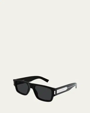 Saint Laurent Men's SL 659 Acetate Rectangle Sunglasses | Thumbnail 2 Saint Laurent Men's SL 659 Acetate Rectangle Sunglasses | Thumbnail 2
