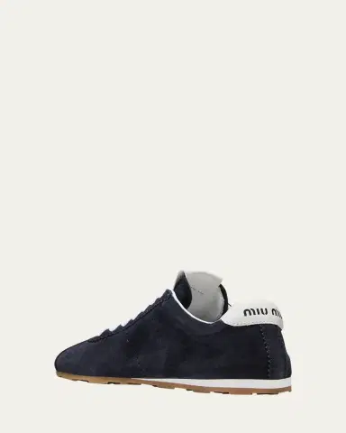 Miu Miu Suede Bicolor Retro Trainer Sneakers | Thumbnail 11 Miu Miu Suede Bicolor Retro Trainer Sneakers | Thumbnail 11
