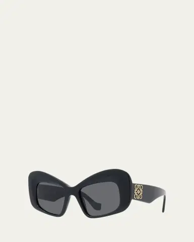 LOEWE Anagram Acetate Butterfly Sunglasses | Thumbnail 2 LOEWE Anagram Acetate Butterfly Sunglasses | Thumbnail 2