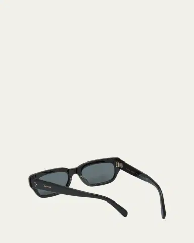 Celine Men's 3-Dot Acetate Rectangle Sunglasses | Thumbnail 2 Celine Men's 3-Dot Acetate Rectangle Sunglasses | Thumbnail 2