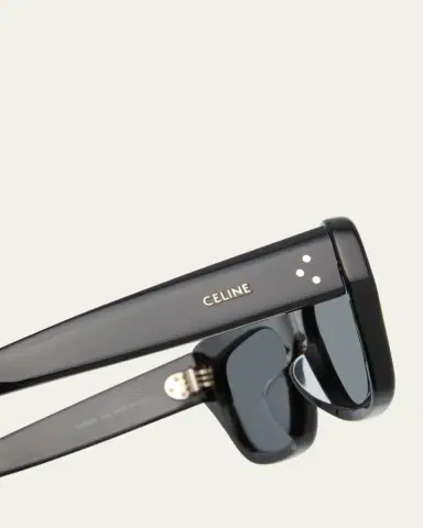 Celine Men's 3-Dot Acetate Rectangle Sunglasses | Thumbnail 5 Celine Men's 3-Dot Acetate Rectangle Sunglasses | Thumbnail 5