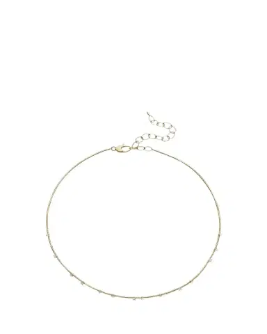 Mattia Cielo 18K Yellow Gold and Diamond Collar Necklace | Thumbnail 1 Mattia Cielo 18K Yellow Gold and Diamond Collar Necklace | Thumbnail 1