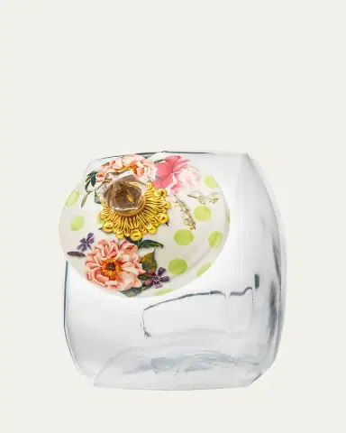 MacKenzie-Childs Cookie Jar with Wildflowers Enamel Lid | Thumbnail 3 MacKenzie-Childs Cookie Jar with Wildflowers Enamel Lid | Thumbnail 3