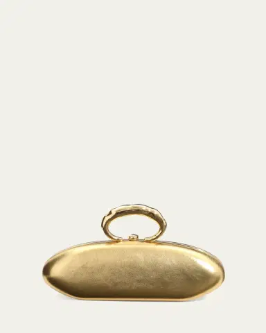 ALEXIS BITTAR Molten Gold Bullet Minaudiere | Thumbnail 3 ALEXIS BITTAR Molten Gold Bullet Minaudiere | Thumbnail 3