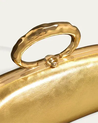 ALEXIS BITTAR Molten Gold Bullet Minaudiere | Thumbnail 4 ALEXIS BITTAR Molten Gold Bullet Minaudiere | Thumbnail 4