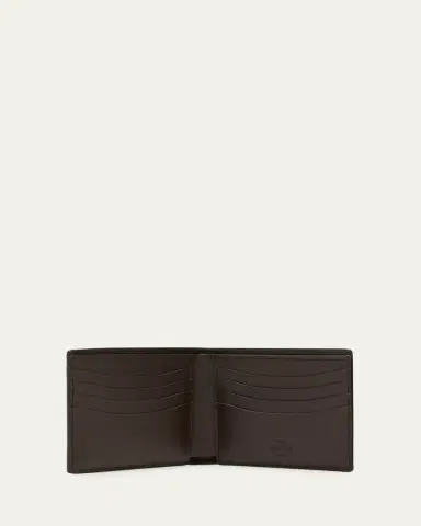 Berluti Men's Makore Slim Scritto Leather Bifold Wallet | Thumbnail 4 Berluti Men's Makore Slim Scritto Leather Bifold Wallet | Thumbnail 4