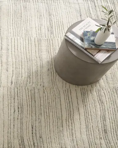 Annie Selke Avery Oatmeal Hand-Tufted Wool Rug, 10'x 14' | Thumbnail 2 Annie Selke Avery Oatmeal Hand-Tufted Wool Rug, 10'x 14' | Thumbnail 2