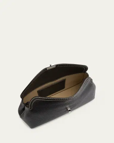 Toteme T-Lock Clutch Bag in Pebble Grain Leather | Thumbnail 4 Toteme T-Lock Clutch Bag in Pebble Grain Leather | Thumbnail 4