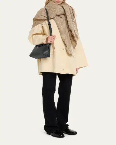 Toteme T-Lock Clutch Bag in Pebble Grain Leather | Thumbnail 5 Toteme T-Lock Clutch Bag in Pebble Grain Leather | Thumbnail 5