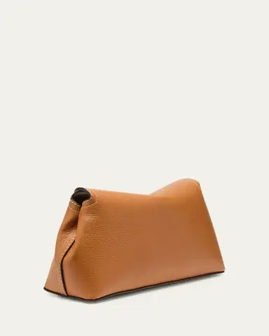 Toteme T-Lock Clutch Bag in Pebble Grain Leather | Thumbnail 7 Toteme T-Lock Clutch Bag in Pebble Grain Leather | Thumbnail 7