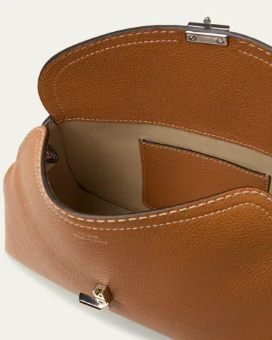 Toteme T-Lock Clutch Bag in Pebble Grain Leather | Thumbnail 8 Toteme T-Lock Clutch Bag in Pebble Grain Leather | Thumbnail 8