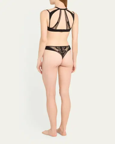 Livy Broadway Microfiber and Lace Tanga | Thumbnail 3 Livy Broadway Microfiber and Lace Tanga | Thumbnail 3