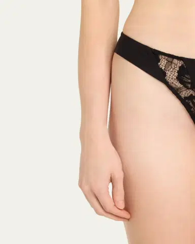 Livy Broadway Microfiber and Lace Tanga | Thumbnail 4 Livy Broadway Microfiber and Lace Tanga | Thumbnail 4
