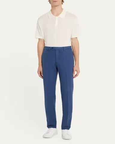 Incotex Men's High Cotton Doeskin Pants | Thumbnail 2 Incotex Men's High Cotton Doeskin Pants | Thumbnail 2