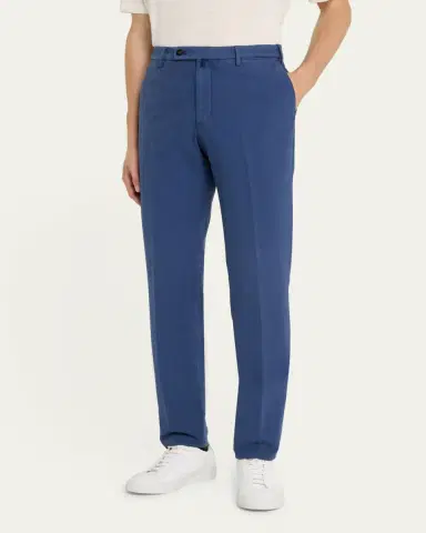 Incotex Men's High Cotton Doeskin Pants | Thumbnail 4 Incotex Men's High Cotton Doeskin Pants | Thumbnail 4