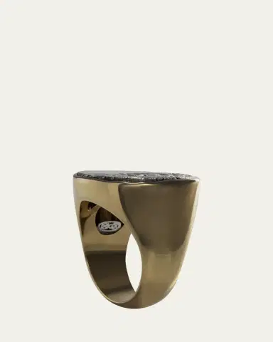 JORGE ADELER Men's 18K Rose Gold Authentic Constans II Coin Ring | Thumbnail 4 JORGE ADELER Men's 18K Rose Gold Authentic Constans II Coin Ring | Thumbnail 4