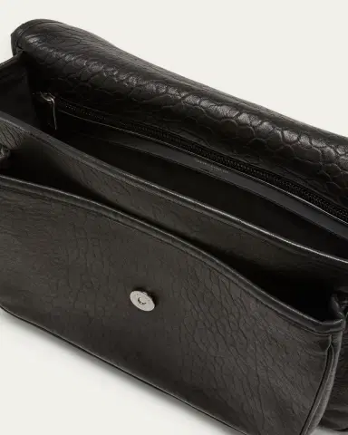 Saint Laurent Men's Niki YSL Messenger Bag in Grained Leather | Thumbnail 4 Saint Laurent Men's Niki YSL Messenger Bag in Grained Leather | Thumbnail 4