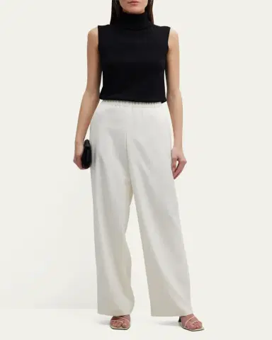 Lafayette 148 New York Perry Wide-Leg Stretch Silk Pants | Thumbnail 6 Lafayette 148 New York Perry Wide-Leg Stretch Silk Pants | Thumbnail 6