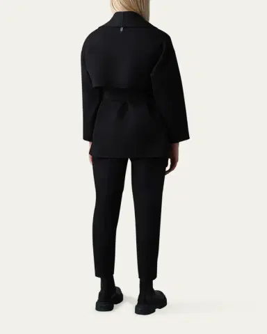 Mackage Tyra Double-Face Wool Wrap Coat with Tie Belt | Thumbnail 3 Mackage Tyra Double-Face Wool Wrap Coat with Tie Belt | Thumbnail 3
