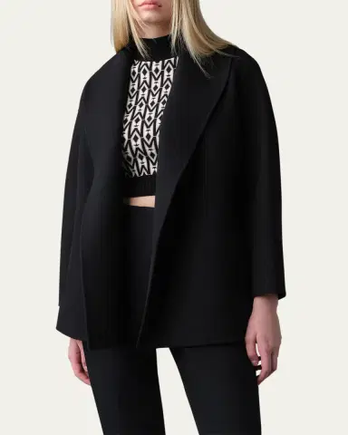 Mackage Tyra Double-Face Wool Wrap Coat with Tie Belt | Thumbnail 4 Mackage Tyra Double-Face Wool Wrap Coat with Tie Belt | Thumbnail 4