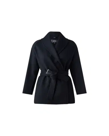 Mackage Tyra Double-Face Wool Wrap Coat with Tie Belt | Thumbnail 1 Mackage Tyra Double-Face Wool Wrap Coat with Tie Belt | Thumbnail 1