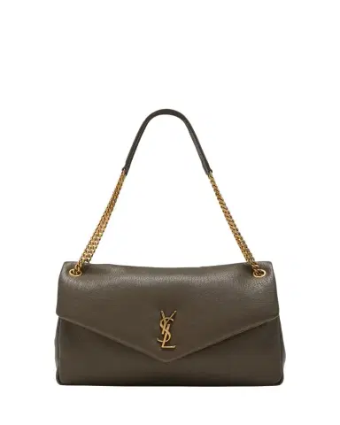 Saint Laurent Calypso Large YSL Shoulder Bag in Leather | Thumbnail 1 Saint Laurent Calypso Large YSL Shoulder Bag in Leather | Thumbnail 1