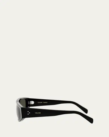 Celine Men's Animation Acetate Rectangle Sunglasses | Thumbnail 3 Celine Men's Animation Acetate Rectangle Sunglasses | Thumbnail 3