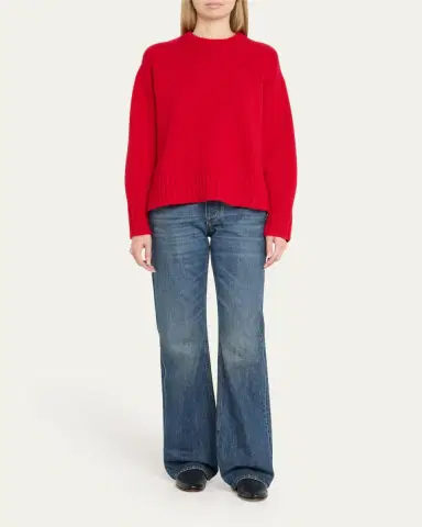 Guest in Residence Cozy Cashmere Crewneck Sweater | Thumbnail 2 Guest in Residence Cozy Cashmere Crewneck Sweater | Thumbnail 2