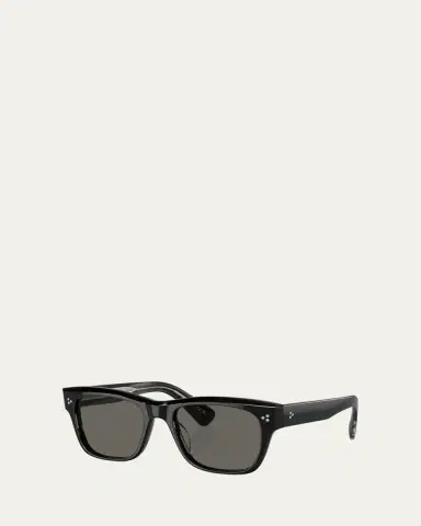 Oliver Peoples Men's Birell Sun Acetate Rectangle Sunglasses | Thumbnail 2 Oliver Peoples Men's Birell Sun Acetate Rectangle Sunglasses | Thumbnail 2