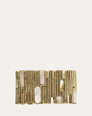 Kim Seybert Gold Matrix Napkin Ring | Thumbnail 2 Kim Seybert Gold Matrix Napkin Ring | Thumbnail 2