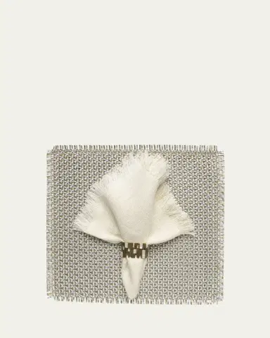 Kim Seybert Gold Matrix Napkin Ring | Thumbnail 4 Kim Seybert Gold Matrix Napkin Ring | Thumbnail 4