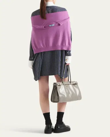 Prada Marocaine Stripe Oversized Shirt | Thumbnail 3 Prada Marocaine Stripe Oversized Shirt | Thumbnail 3