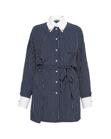 Prada Marocaine Stripe Oversized Shirt | Thumbnail 1 Prada Marocaine Stripe Oversized Shirt | Thumbnail 1