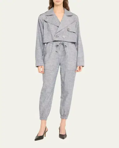 Ramy Brook Annika Striped Cropped Jacket | Thumbnail 2 Ramy Brook Annika Striped Cropped Jacket | Thumbnail 2