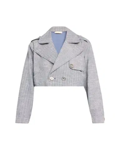 Ramy Brook Annika Striped Cropped Jacket | Thumbnail 1 Ramy Brook Annika Striped Cropped Jacket | Thumbnail 1
