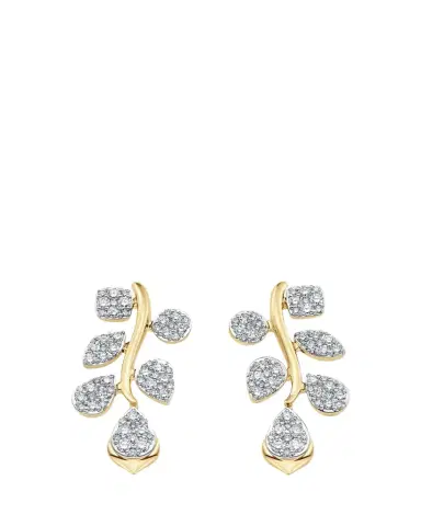 Sara Weinstock 18K Two-Tone Gold Lierre Diamond Reverie Cluster Drop Earrings | Thumbnail 1 Sara Weinstock 18K Two-Tone Gold Lierre Diamond Reverie Cluster Drop Earrings | Thumbnail 1