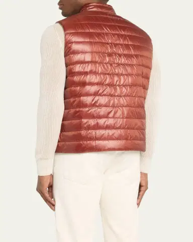 HERNO Men's Nylon Ultralight Reversible Bicolor Vest | Thumbnail 3 HERNO Men's Nylon Ultralight Reversible Bicolor Vest | Thumbnail 3
