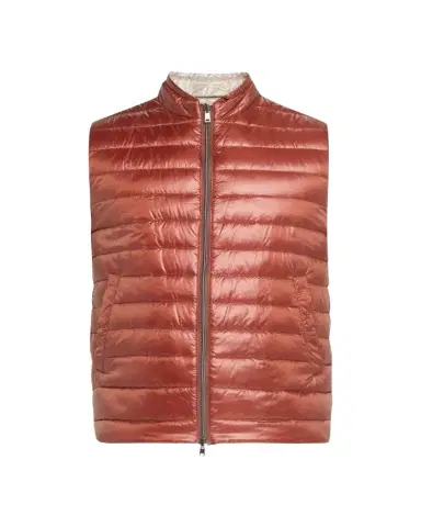 HERNO Men's Nylon Ultralight Reversible Bicolor Vest | Thumbnail 1 HERNO Men's Nylon Ultralight Reversible Bicolor Vest | Thumbnail 1