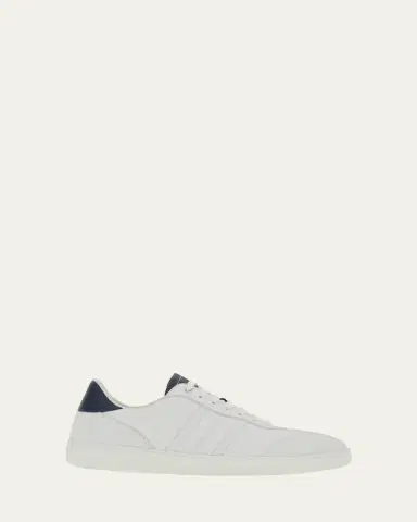 Ferragamo Men's Achille 1 Leather Low-Top Sneakers | Thumbnail 5 Ferragamo Men's Achille 1 Leather Low-Top Sneakers | Thumbnail 5