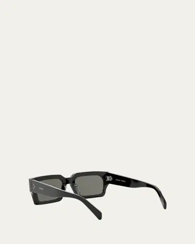 Celine Bold 3 Dots Beveled Acetate Rectangle Sunglasses | Thumbnail 4 Celine Bold 3 Dots Beveled Acetate Rectangle Sunglasses | Thumbnail 4