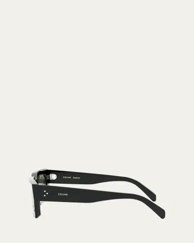 Celine Bold 3 Dots Beveled Acetate Rectangle Sunglasses | Thumbnail 5 Celine Bold 3 Dots Beveled Acetate Rectangle Sunglasses | Thumbnail 5