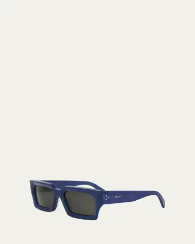 Celine Men's 3-Dot Acetate Rectangle Sunglasses | Thumbnail 6 Celine Men's 3-Dot Acetate Rectangle Sunglasses | Thumbnail 6